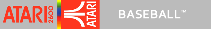 RealSports Baseball logo for Atari 2600